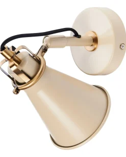 Set di 2 lampade da parete MOYOLA Regolabile Metallo Beige