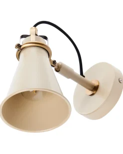 Set di 2 lampade da parete MOYOLA Regolabile Metallo Beige