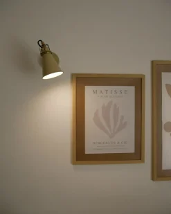 Set di 2 lampade da parete MOYOLA Regolabile Metallo Beige