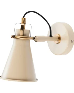 Set di 2 lampade da parete MOYOLA Regolabile Metallo Beige