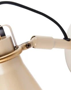Set di 2 lampade da parete MOYOLA Regolabile Metallo Beige