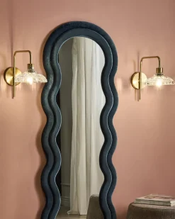 Set di 2 lampade da parete MOLINO Metallo Oro
