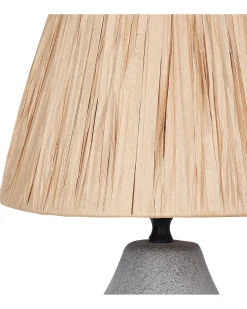 Set di 2 lampade da tavolo ARWADITO Ceramica Grigio