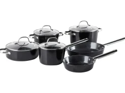 Set di 10 padelle ELITE PRO Nero