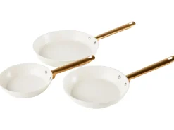 Set di 3 padelle ELITE PRO Bianco sporco