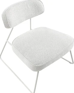 Set di 2 poltrone FROVI Tessuto Bianco sporco