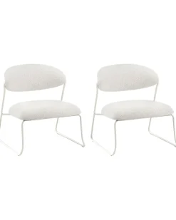 Set di 2 poltrone KOLSVA Tessuto Bianco sporco
