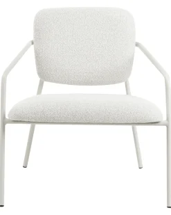 Set di 2 poltrone LOA Tessuto Bianco sporco