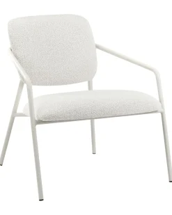 Set di 2 poltrone LOA Tessuto Bianco sporco