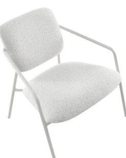 Set di 2 poltrone LOA Tessuto Bianco sporco