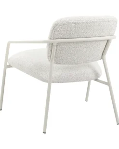 Set di 2 poltrone LOA Tessuto Bianco sporco