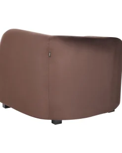 Set di 2 poltrone VELTADA Velluto Marrone scuro