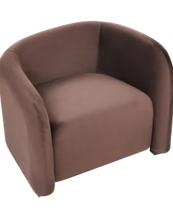 Set di 2 poltrone VELTADA Velluto Marrone scuro