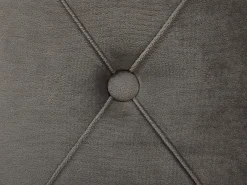 Set di 2 pouf contenitore PUEBLO Velluto Grigio