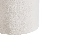 Set di 2 pouf contenitore BEREA Bouclé Bianco sporco