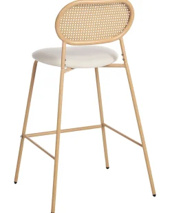 Set di 2 sedie alte ADAVER Marrone chiaro