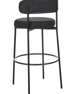 Set di 2 sedie alte ALLISON Bouclé Nero