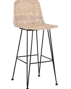 Set di 2 sedie alte CASSITA Rattan Naturale