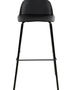 Set di 4 sedie alte MORA Nero