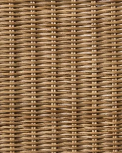 Set di 2 sedie da pranzo ANDES Rattan Marrone