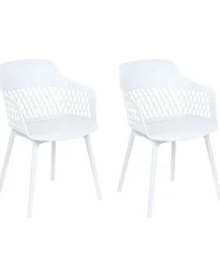 Set di 2 sedie da pranzo ALMIRA Bianco