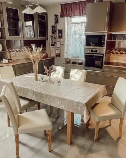 Set di 2 sedie da pranzo BROADWAY Pelle sintetica Beige