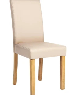 Set di 2 sedie da pranzo BROADWAY Pelle sintetica Beige