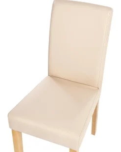 Set di 2 sedie da pranzo BROADWAY Pelle sintetica Beige