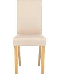 Set di 2 sedie da pranzo BROADWAY Pelle sintetica Beige