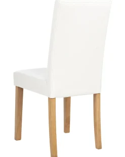 Set di 2 sedie da pranzo BROADWAY Pelle sintetica Bianco