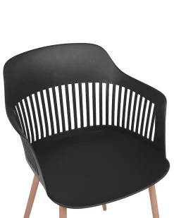 Set di 2 sedie da pranzo BERECA Nero