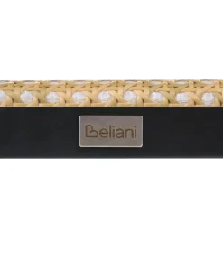 Set di 2 sedie da pranzo CORDOVA Rattan Nero
