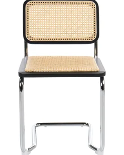 Set di 2 sedie da pranzo CORDOVA Rattan Nero