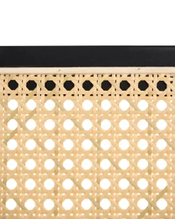 Set di 2 sedie da pranzo CORDOVA Rattan Nero