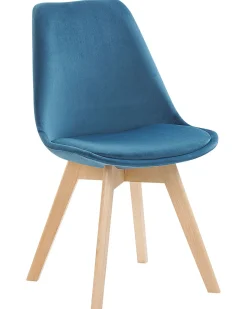 Set di 2 sedie da pranzo DAKOTA II Velluto Blu