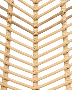 Set di 2 sedie da pranzo DILLEY Rattan Naturale