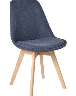 Set di 2 sedie da pranzo DAKOTA II Tessuto Blu scuro
