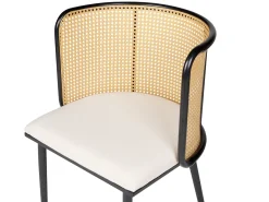 Set di 2 sedie da pranzo KOBUK Metallo Nero