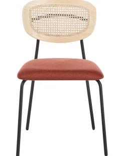 Set di 2 sedie da pranzo MAYETTA Metallo Arancione