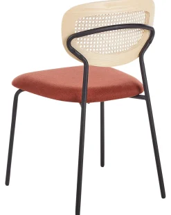 Set di 2 sedie da pranzo MAYETTA Metallo Arancione