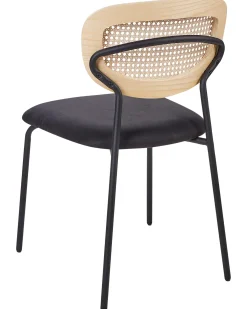 Set di 2 sedie da pranzo MAYETTA Metallo Nero