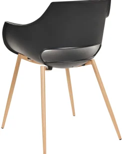 Set di 4 sedie da pranzo MILLERS Nero