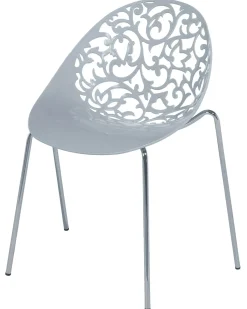 Set di 4 sedie da pranzo MUMFORD Grigio chiaro