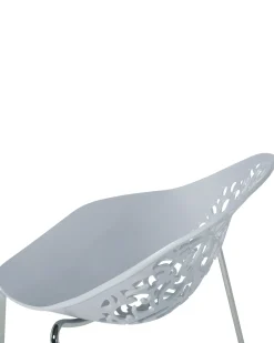 Set di 4 sedie da pranzo MUMFORD Grigio chiaro