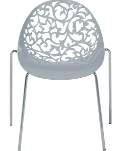 Set di 4 sedie da pranzo MUMFORD Grigio chiaro