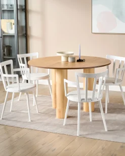 Set di 4 sedie da pranzo MORILL Bianco