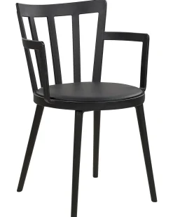 Set di 4 sedie da pranzo MORILL Nero