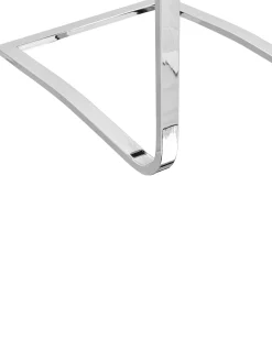 Set di 2 sedie da pranzo PICKNES Pelle sintetica Grigio chiaro