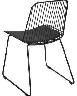 Set di 2 sedie da pranzo PENSACOLA Metallo Nero