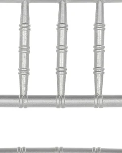 Set di 4 sedie da pranzo Pieghevole MACHIAS Legno di faggio Argento
